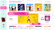 Imya 505 on the Just Dance 2020 menu