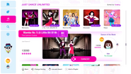 Mambo No. 5 (A Little Bit of Monika) on the Just Dance 2019 menu