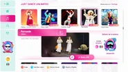 Fernando on the Just Dance 2020 menu