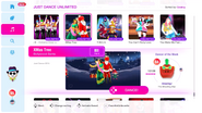 XMas Tree on the Just Dance 2019 menu