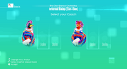 Just Dance 2020 coach selection screen (Wii)