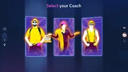 Just Dance 2023 Edition coach selection screen