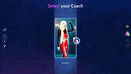 Tela de seleção de treinador do Just Dance 2023 Edition