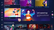 Quicksweat banner menu.png (1.95 MB) Just Dance 2023 Edition banner screen ("Quick Sweat")