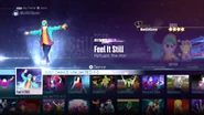 Feel It Still on the Just Dance 2016 menu