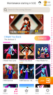 I Want You Back on the Just Dance Now menu (2020 update, phone)