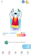 Just Dance Now coach selection screen (2020 update, phone)