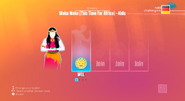 Just Dance 2018 coach selection screen (7th-gen)