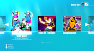 Work Work in the Just Dance 2019 menu (7th-gen)