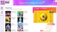 24K Magic (Extreme Version) on the Just Dance Now menu (2020 update, computer)