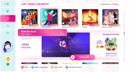 Hold My Hand on the Just Dance 2020 menu
