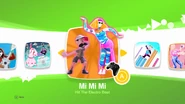 Mi Mi Mi on the Just Dance 2019 menu (Kids Mode)