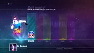 Just Dance 2016 coach selection screen