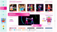 Promiscuous on the Just Dance 2020 menu