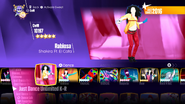 Rabiosa on the Just Dance 2018 menu