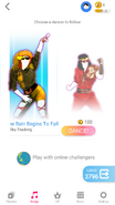 Just Dance Now coach selection screen (2020 update, phone)