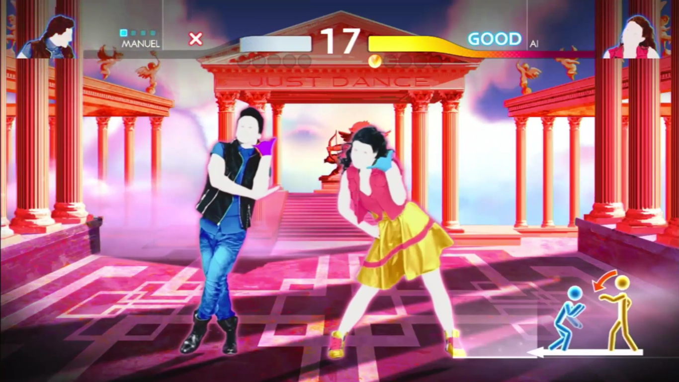 just dance 4 beauty and a beat