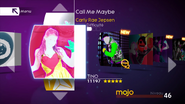 Call Me Maybe on the Just Dance 4 menu (Wii/PS3/Wii U)