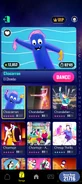 Chacarron on the Just Dance Now menu (2024 update, phone)