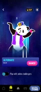 Just Dance Now coach selection screen (2024 update, phone)