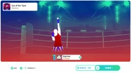 Tela de seleção de treinador no Just Dance 2020 (controller)