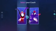 Just Dance 2023 Edition coach selection screen