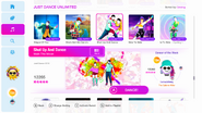 Shut Up and Dance on the Just Dance 2019 menu