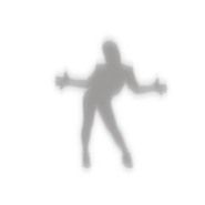 A silhouette of the coach in Just Dance 2014 Party Master files