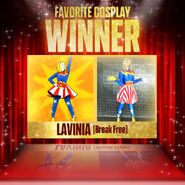 10426287 630654850403302 5960947426783088564 n.jpg (117 KB) Lavignia’s Just Dance Award for "Favorite Cosplay"