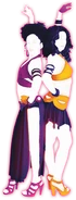 The album coach as seen in The Art of Just Dance (10th Anniversary Edition)