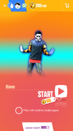 Just Dance Now coach selection screen (2017 update, phone)