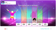 Just Dance 2020 coach selection screen