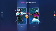 Just Dance 2023 Edition coach selection screen