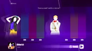 Just Dance 2018 coach selection screen (camera)