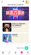 Just Dance Now release newsfeed (along with Skibidi)