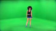 Julia Spiesser wearing the coach's outfit in test footage