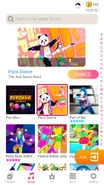 Pacadance jdnow menu phone.png (992 KB) Paca Dance on the Just Dance Now menu (phone)