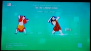 Just Dance 2020 coach selection screen (Wii)