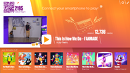 Fanmade on the Just Dance Now menu (updated)