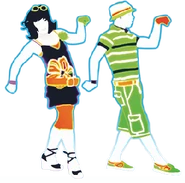 The album coach seen in The Art of Just Dance (10th Anniversary Edition)