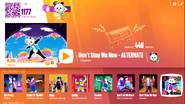 Don’t Stop Me Now (Panda Version) on the Just Dance Now menu (2017 update, computer)