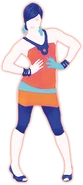 The album coach, as seen in The Art of Just Dance (10th Anniversary Edition)