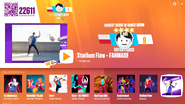 Stadium Flow (Fanmade) on the Just Dance Now menu (2017 update, computer)