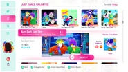 Bum Bum Tam Tam (Mad Scientist Version) on the Just Dance 2020 menu