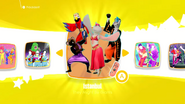 Istanbul on the Just Dance 2018 menu (Kids Mode)