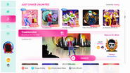 Troublemaker on the Just Dance 2020 menu (Classic)