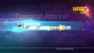 Just Dance 2016 scoring screen