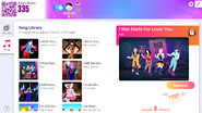 I Was Made For Lovin’ You on the Just Dance Now menu (2020 update, computer)