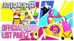 Just Dance 2021 Official Song List - Part 1 (US)