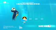 Pantalla de selección de bailarín de Just Dance 2019 (Versión clásica, Séptima generación)